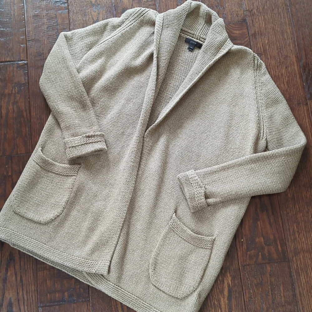 J. Crew oversized tan